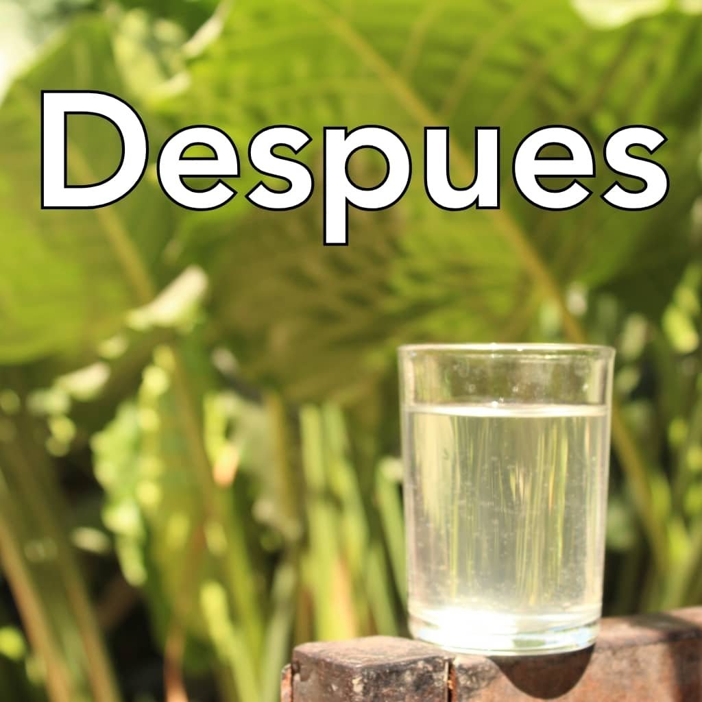 Agua Depsues de PTAR