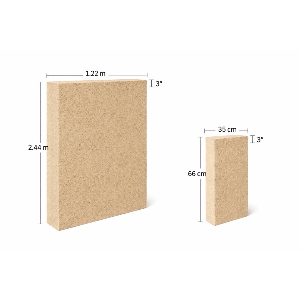 Tamaño de Paneles Prefabricados